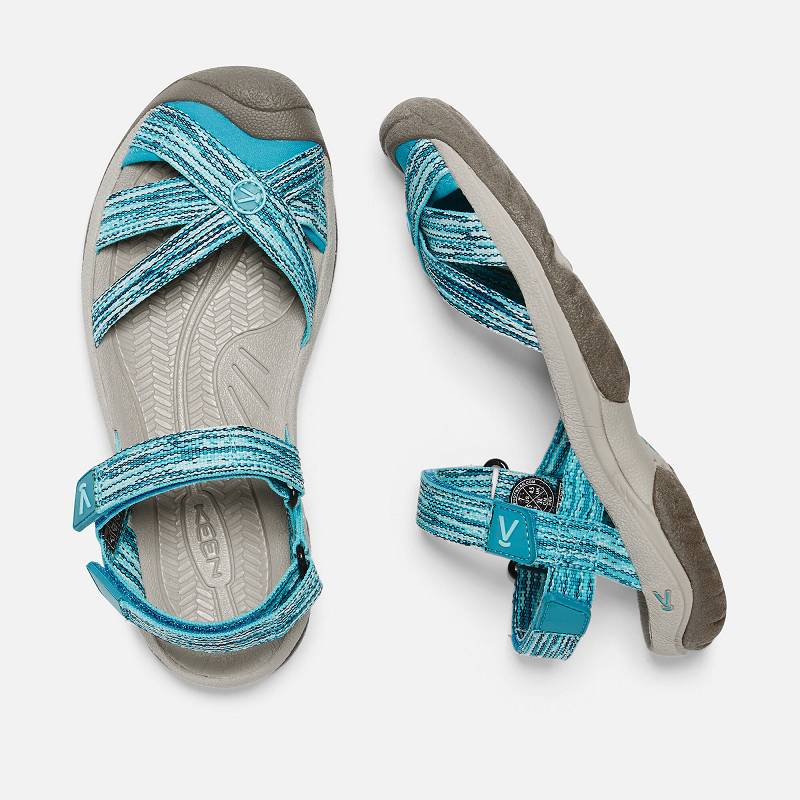 Keen Bali Trekkingsandalen Damen DE-65801 Radiance/Algiers - Keen Damenschuhe Blau